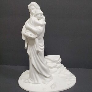 Lenox Footprints in the Sand Figurine Religious Art White